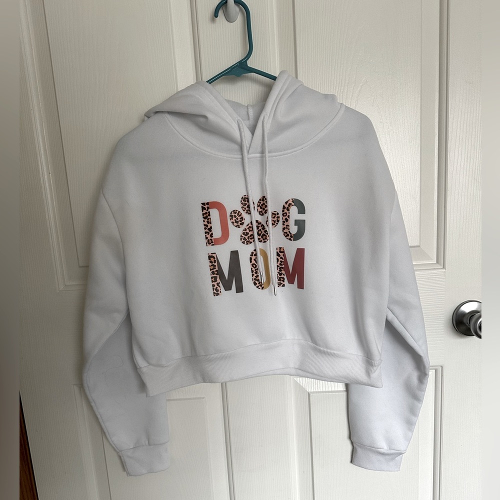 3 for $30 - Crop Dog Mom hoodie